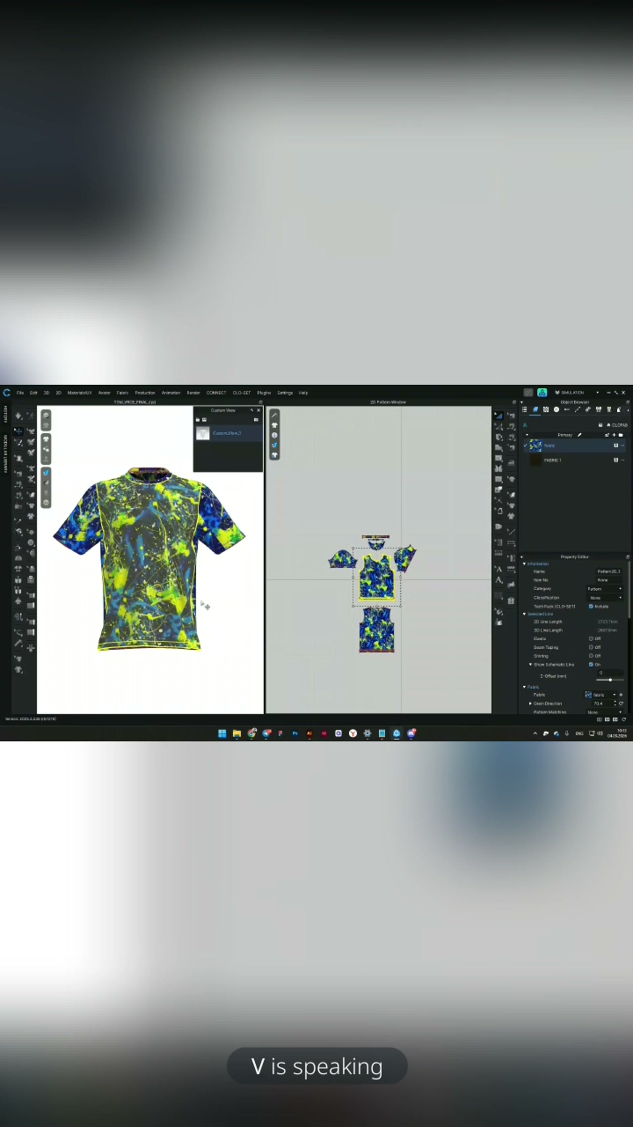 CLO 3D с дизайном